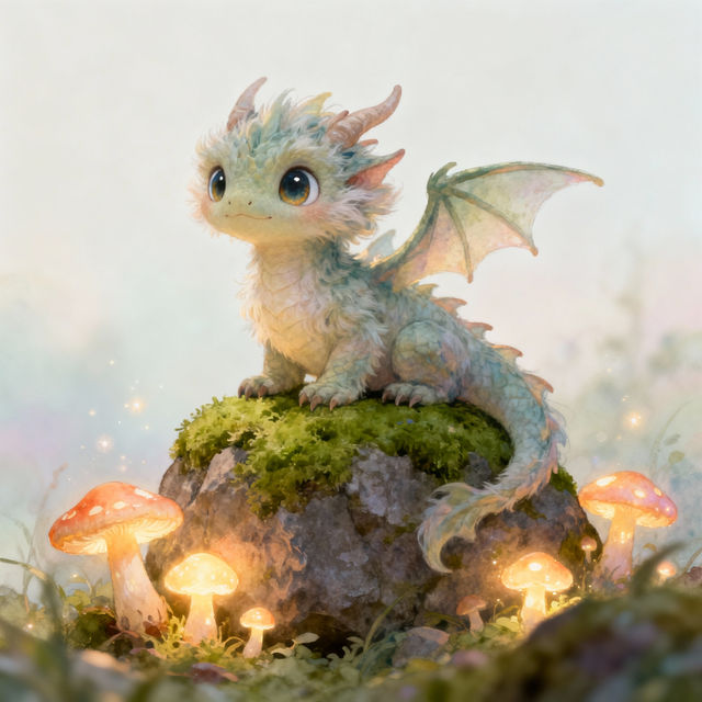 Baby Dragon Drawings - Created with AI gallery