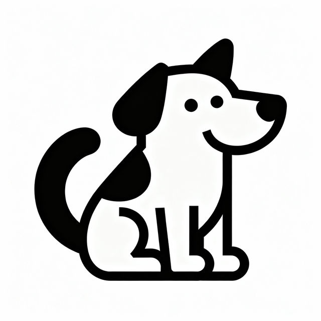 Dog Clip Art Black And White gallery