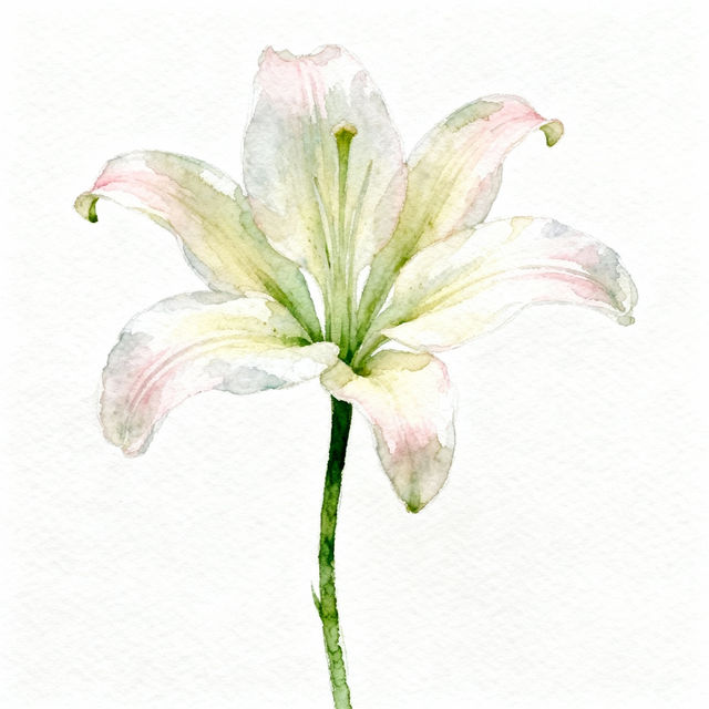 AI-Generated Lily Drawings gallery