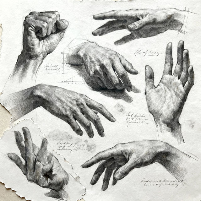 Sketch Hands Sketches - AI Generated gallery