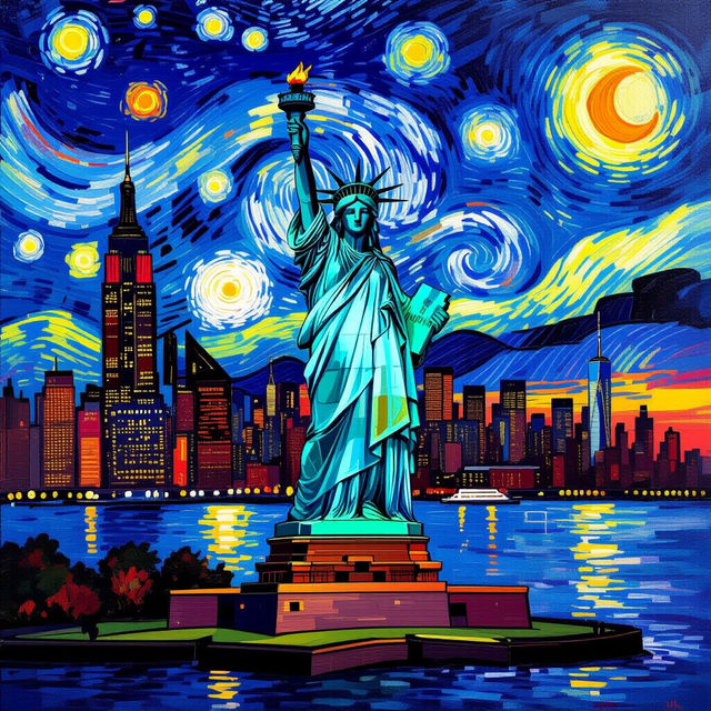 Famous Art In New York City - AI Reimagined gallery