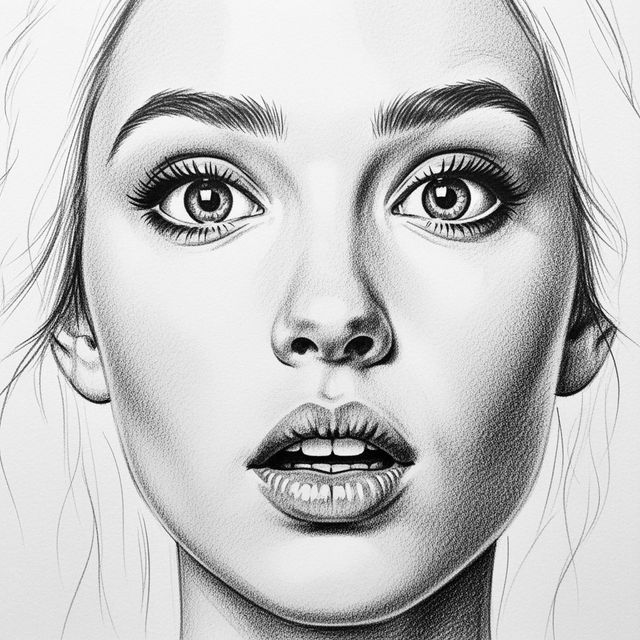 Explore Stunning Open Mouth Drawings Created with AI gallery