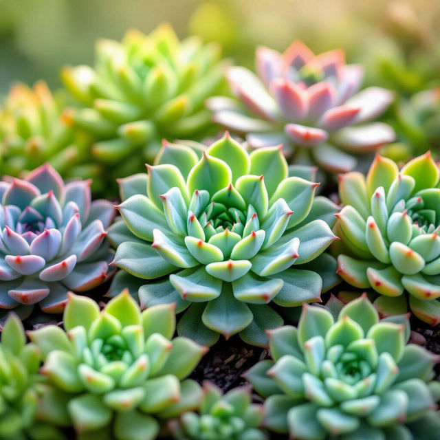 Succulent Wallpaper - Made With AI gallery