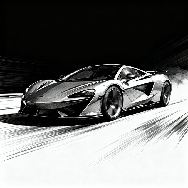 Automobile Drawings - AI Generated gallery