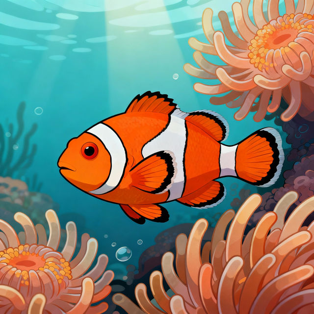 Clownfish Drawings - AI Generated Art gallery