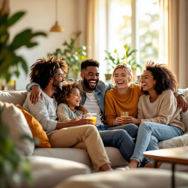 Friends Couch Pictures - AI Generated gallery