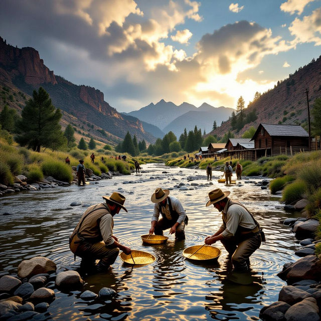 California Gold Rush Pictures - AI Generated gallery