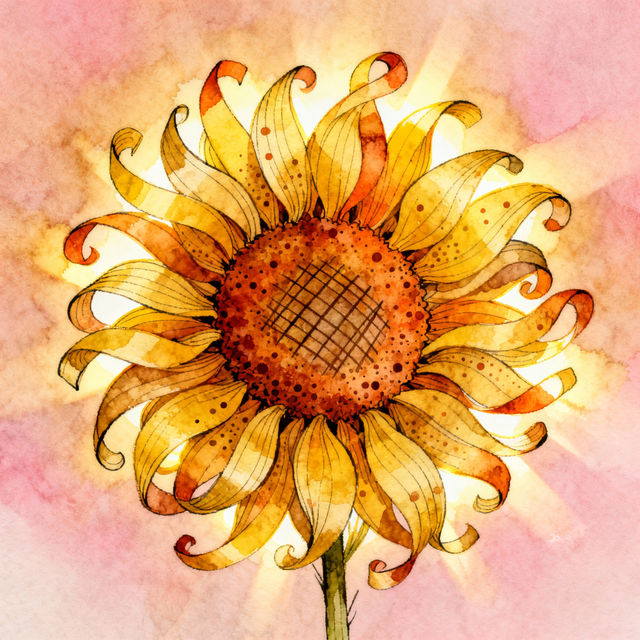 Sunflower Drawings - AI Generated Art gallery