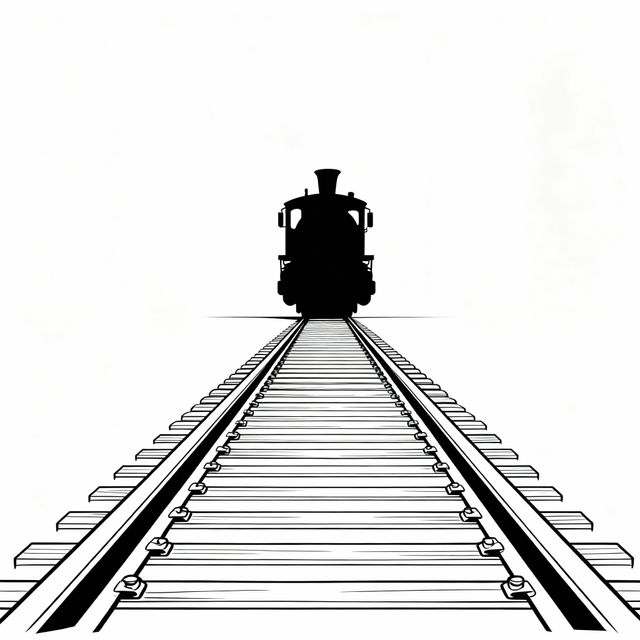 Train Tracks Drawing Easy gallery