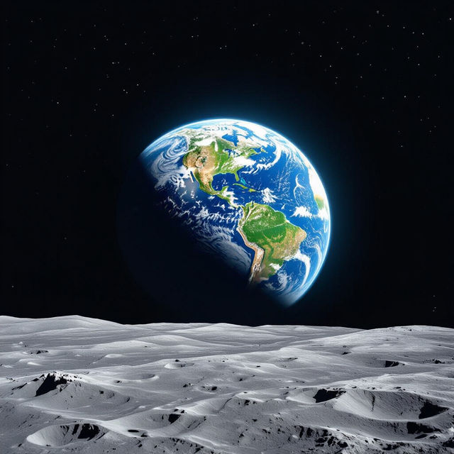 Picture of Earth From The Moon gallery