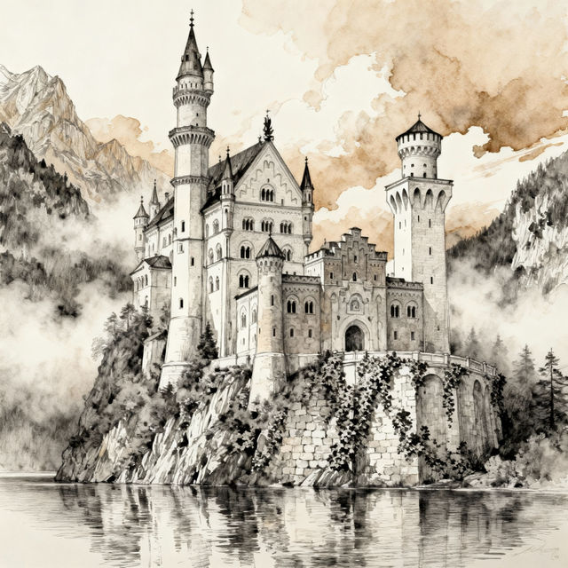 Germany Drawings - AI Art gallery