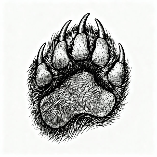 Bear Paw Drawing gallery