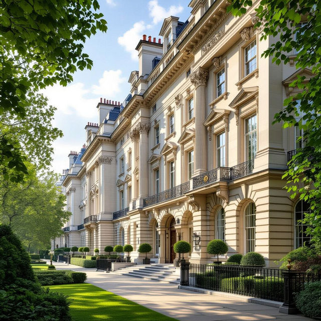 Carlton House Terrace Wallpaper - AI Generated gallery