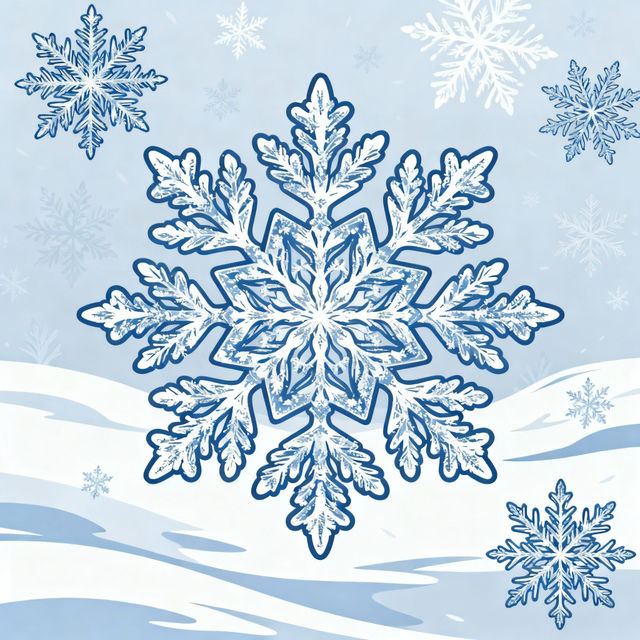 Snow Flakes Clip Art gallery