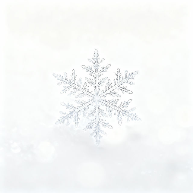 Simple Snowflake Drawings - AI Generated gallery