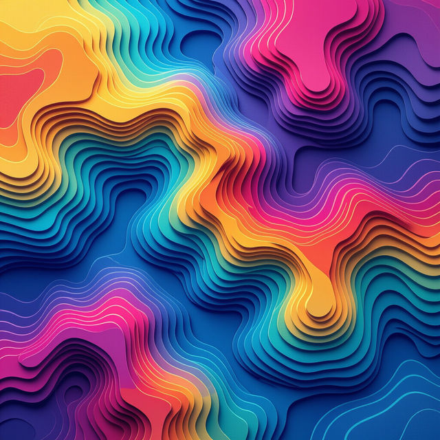 Topography Wallpaper - AI Generated gallery
