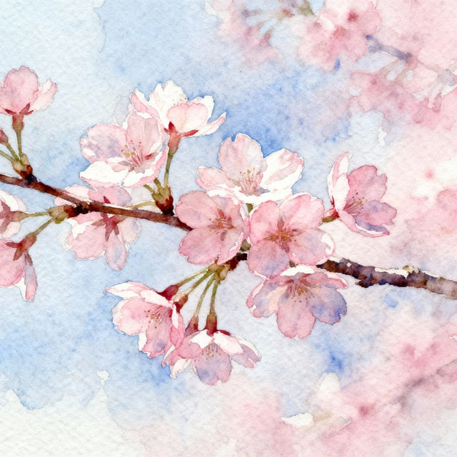 Spring Flower Drawings - AI Generated gallery