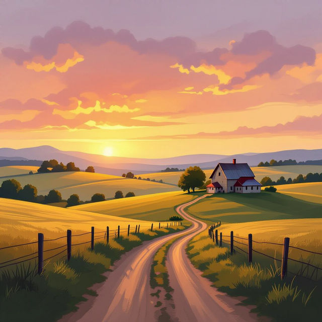 Country Wallpaper - AI Generated gallery