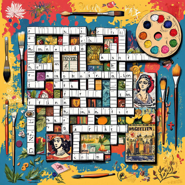 AI Art Crossword Puzzles gallery