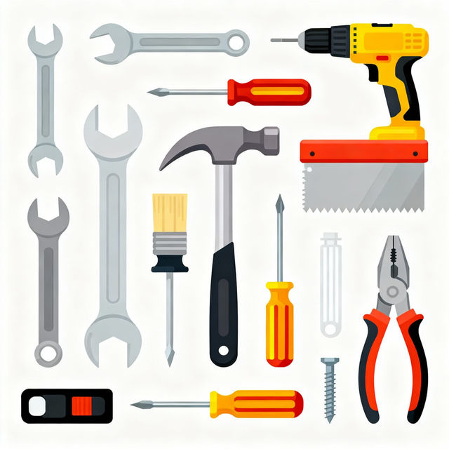 Tools Clip Art - Made With AI gallery