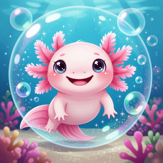 Kawaii Axolotl Wallpapers gallery