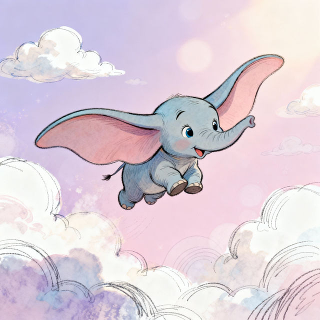 Dumbo Drawings - Made With AI gallery