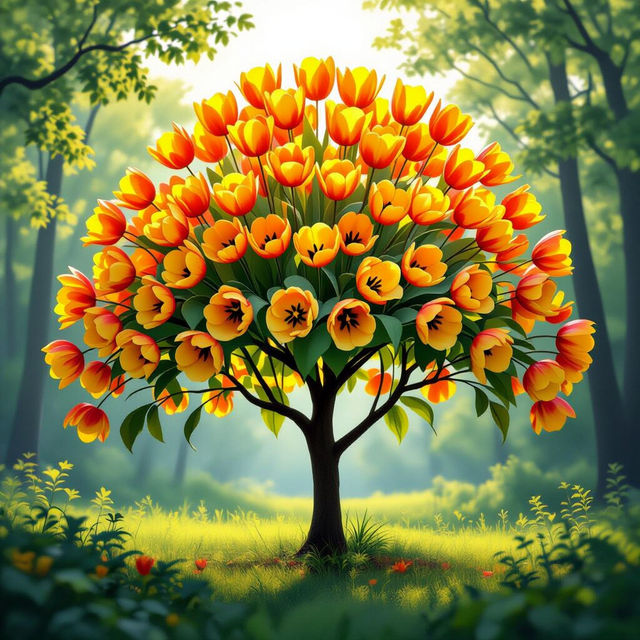 Tulip Tree Images - Created with AI gallery
