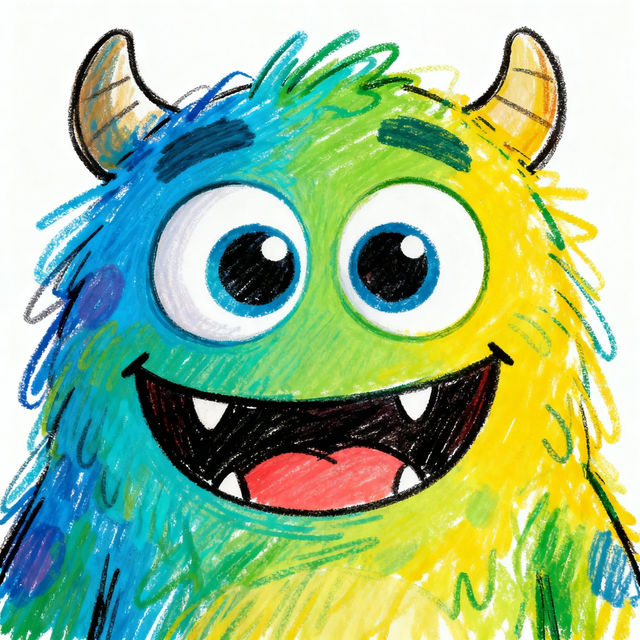 Monster Cartoon Drawing gallery