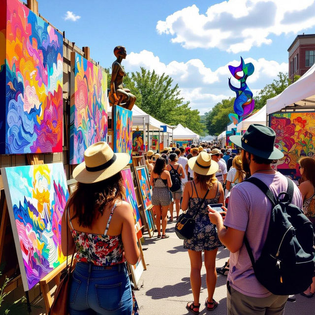 Charlotte Art Festival Art gallery