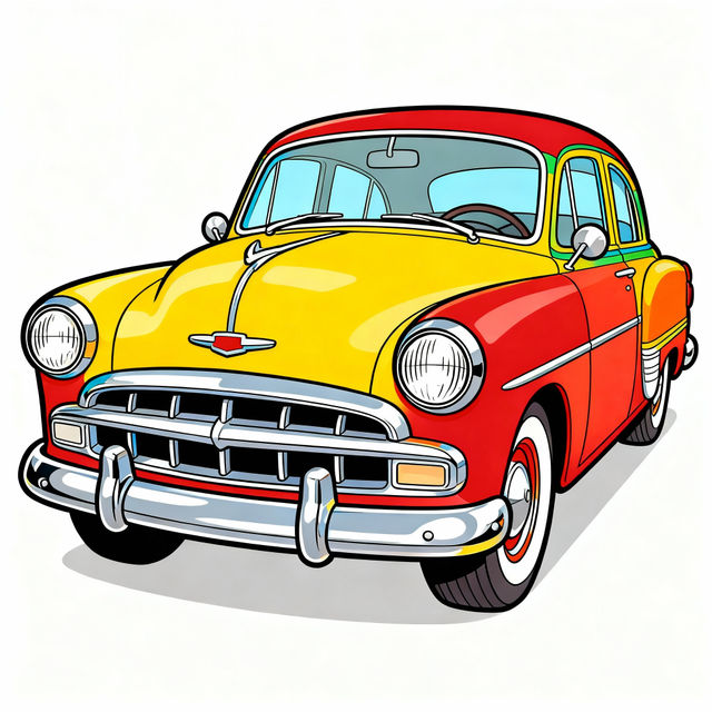 Car Coloring Pictures - Made With AI gallery