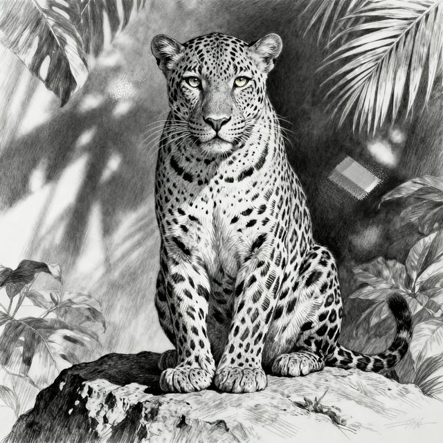 Jaguars Drawing - AI Generated Art gallery