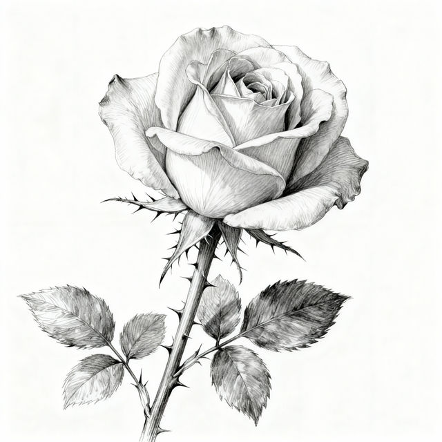 Sketch Rose Art gallery