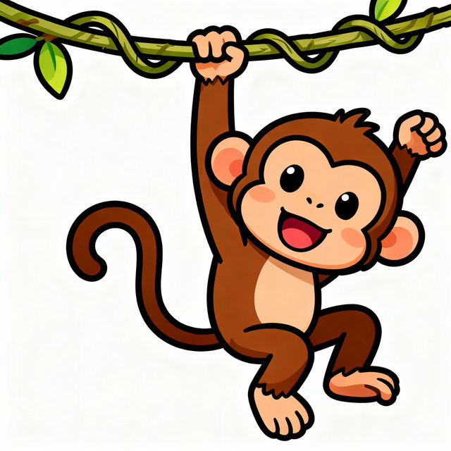 Cartoon Monkey Drawings - Made With AI gallery