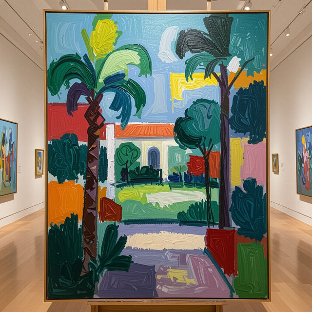 Boca Raton Art Museum Inspired AI Art gallery