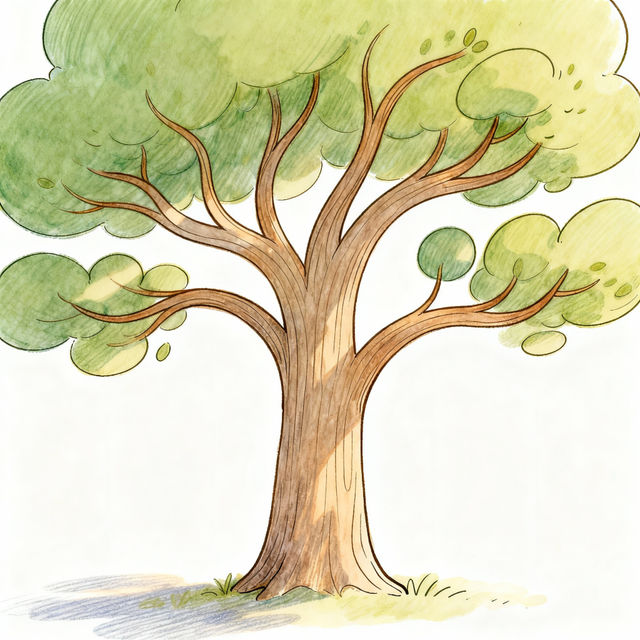 Easy Tree Drawings - Made With AI gallery