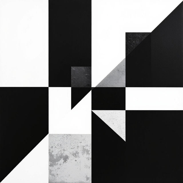 Minimalist Black and White Art gallery