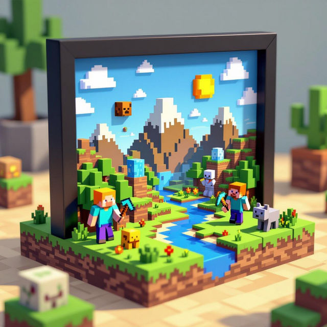 Minecraft Picture Frames - Made With AI gallery