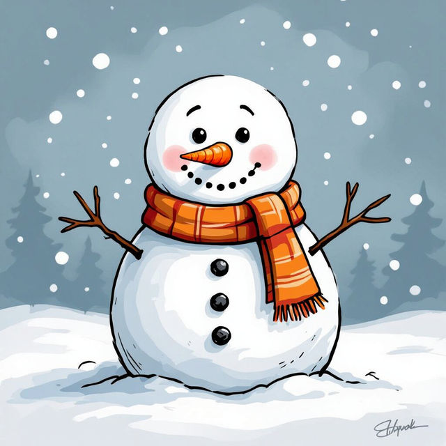 Easy Snow Drawings - Create Your Own gallery
