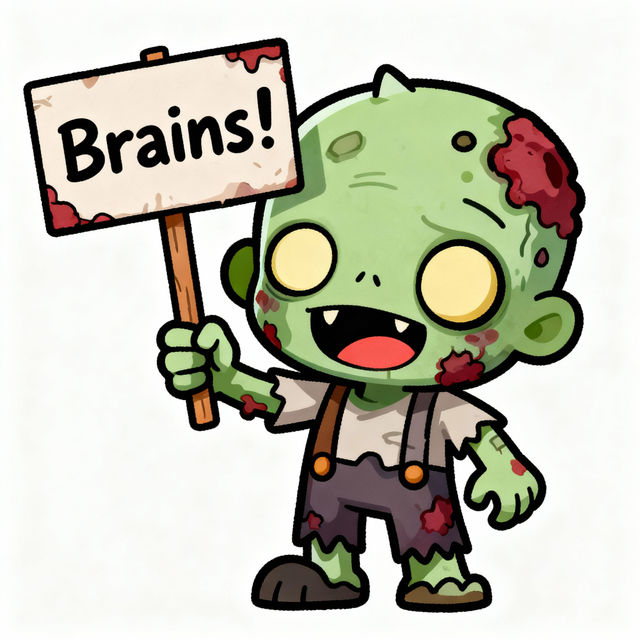 Zombie Cartoon Drawings gallery