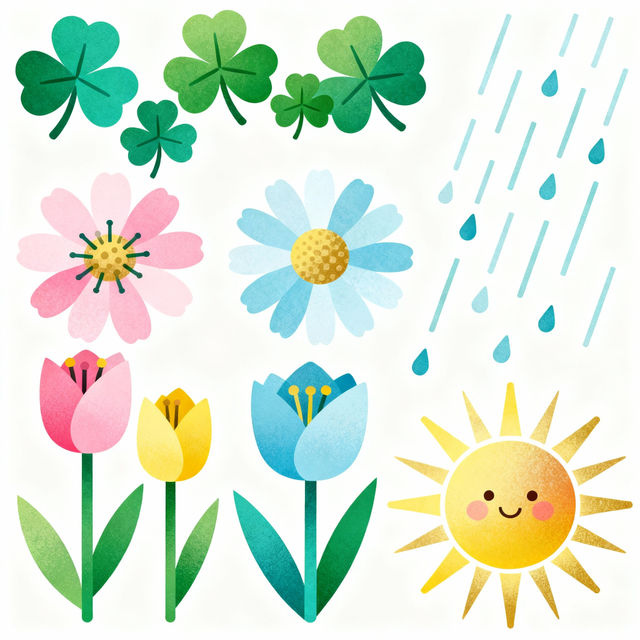 March Clip Art - AI Generated gallery