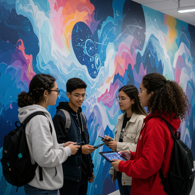 High School Art gallery