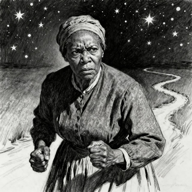 Harriet Tubman Drawings - AI Generated gallery