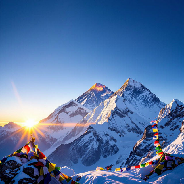 Mount Everest Pictures - Generated by AI gallery