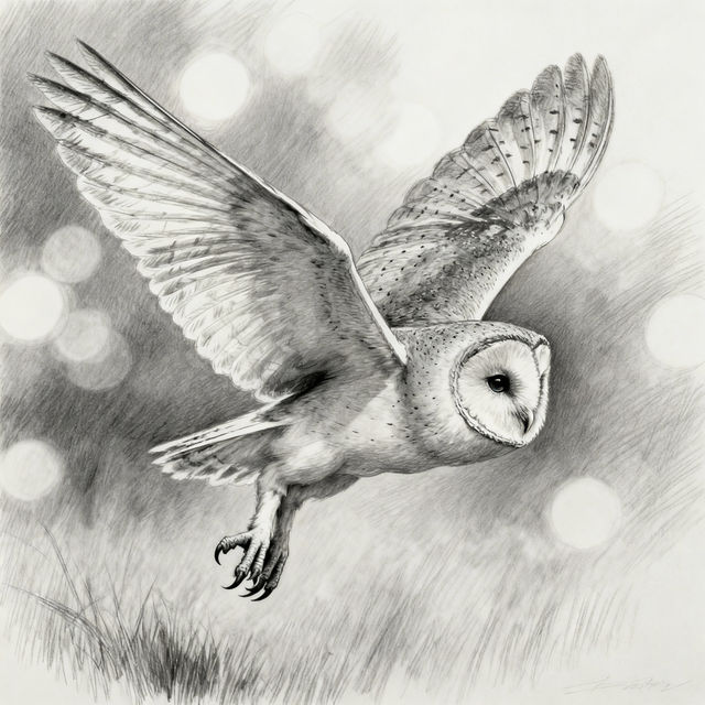 Barn Owl Drawings gallery