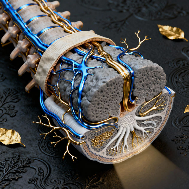 Spinal Cord Drawings - AI Generated Art gallery