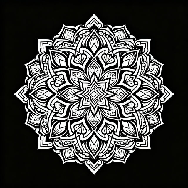 Easy Mandala Drawing gallery