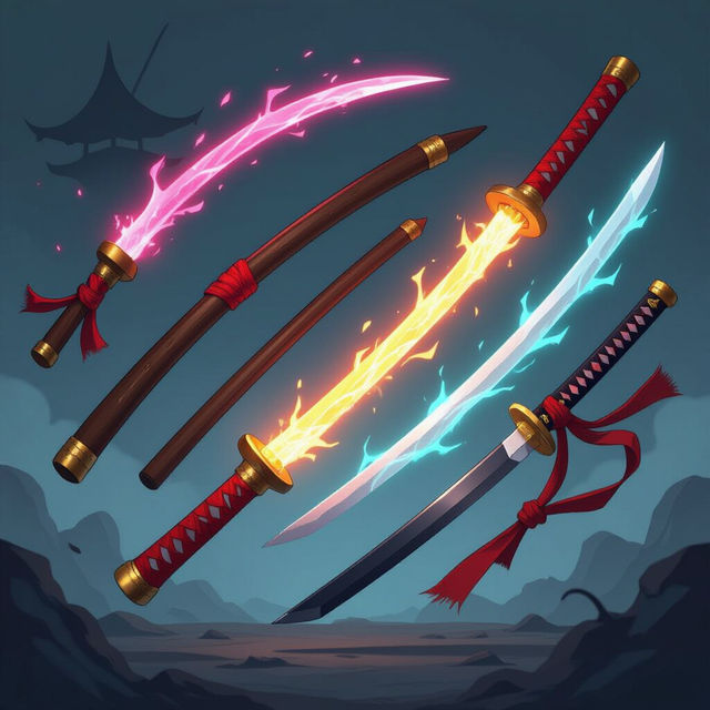 Martial Art Weapons - AI Generated gallery