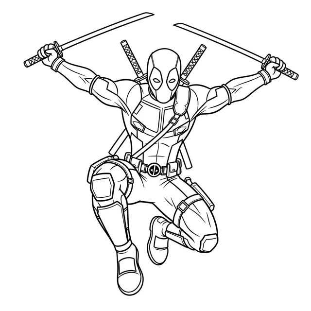 Easy Deadpool Drawing Gallery gallery