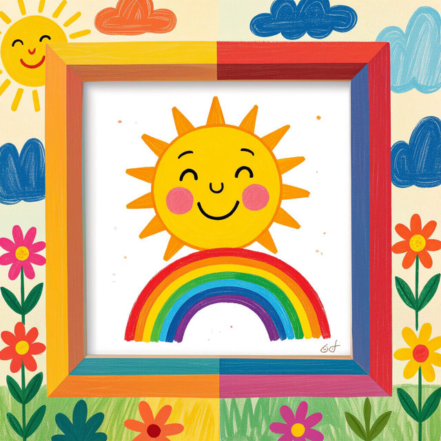 Kids Art Display Frame gallery