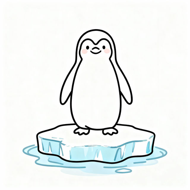 Penguin Simple Drawings - Made With AI gallery